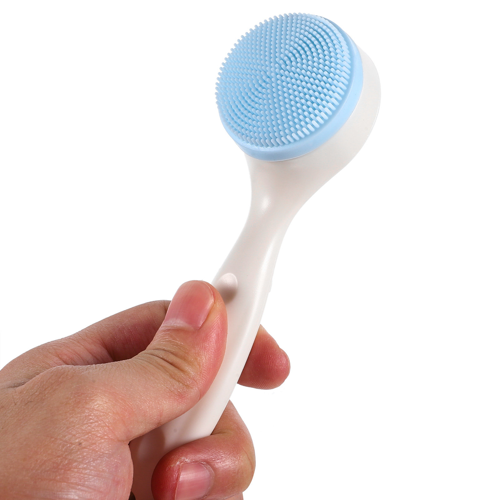 Silicone Face Scrubber Electric - 2 Stück Gesichtsbürste, Silikon-Gesichtsreinigungsbürste, rutschfester Griff,