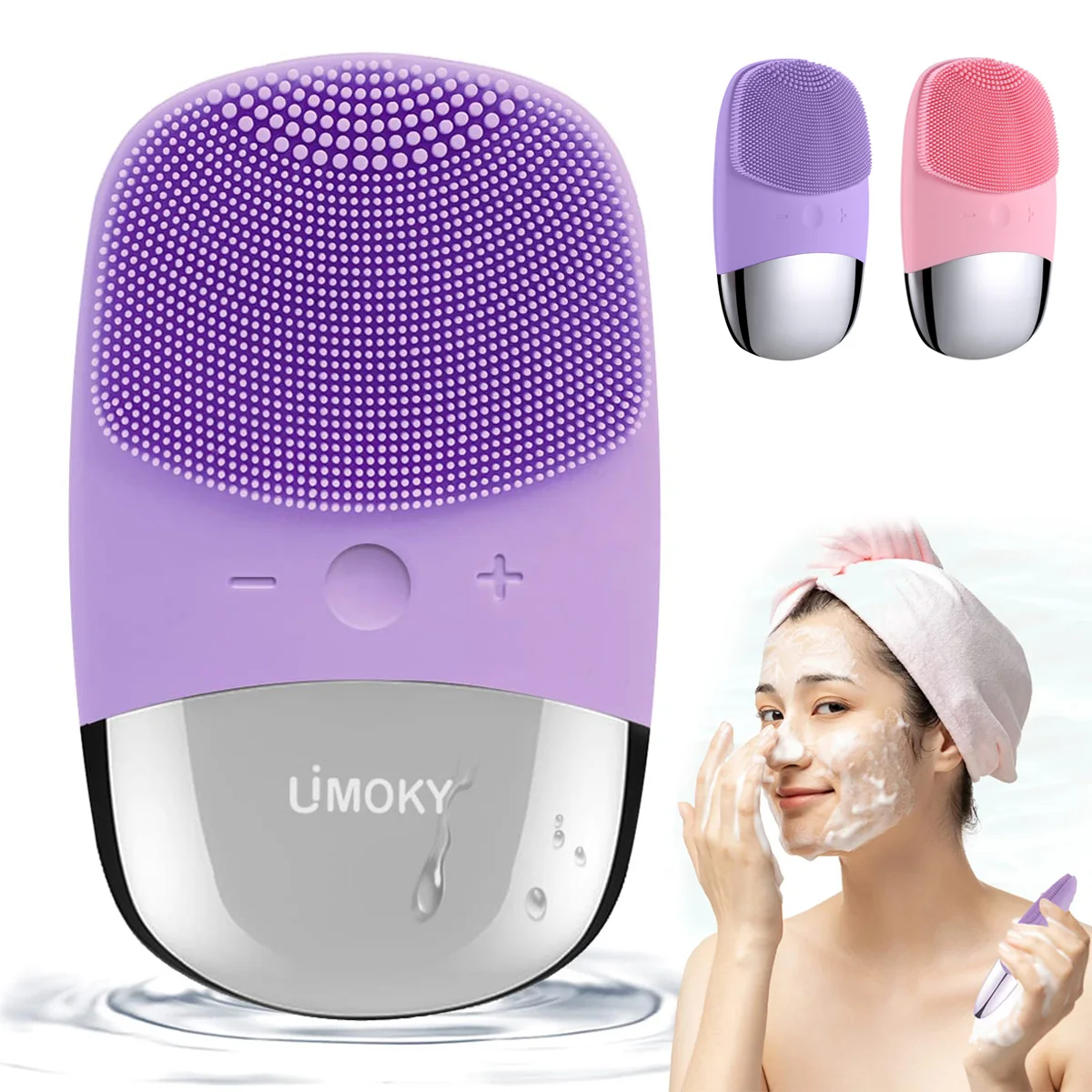 Silicone Face Scrubber Electric - Elektrische Silikon-Reinigungsbürste für das Gesicht, Tiefenreinigungsgerät